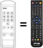 Replacement remote control 1005-4047-1