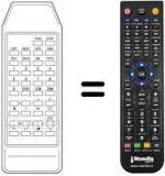 Replacement remote control 105-523E