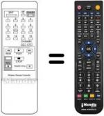 Replacement remote control Sentra VX 8600