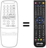 Replacement remote control 1410