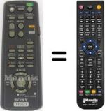 Replacement remote control Sony SLV-E 530 CP