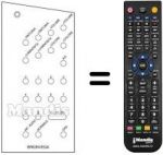 Replacement remote control 20 / 40 CHANNELS US