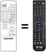 Replacement remote control 2190T