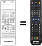 Replacement remote control V 8005 K