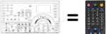 Replacement remote control NordMende V 6005 S