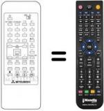 Replacement remote control 290P-014010