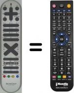 Replacement remote control Hitachi 19 LD 2550 EW