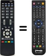Replacement remote control Autovox AX 32UDV 70