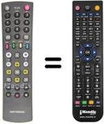 Replacement remote control Kathrein UFC 762 SW