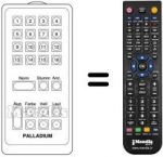 Replacement remote control 3405 / 7110.96