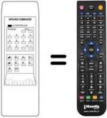 Replacement remote control 3600VR / 29 PROGR