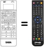Replacement remote control 4900 064 897 / 912