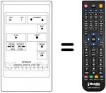 Replacement remote control 56.38111