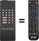 Replacement remote control 5652 13 50