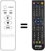 Replacement remote control Irradio VL 210 TC