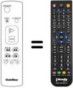 Replacement remote control 597-067A