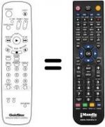 Replacement remote control 597-086G