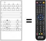 Replacement remote control 6038011