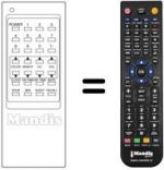Replacement remote control 610.048.5891