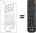 Replacement remote control 660.01.0111