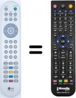 Replacement remote control LG 15 LC 1R
