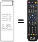 Replacement remote control 701308078