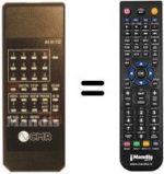 Replacement remote control 809172 E