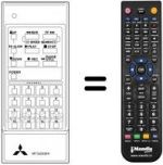 Replacement remote control 939P-06501