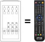 Replacement remote control A508230