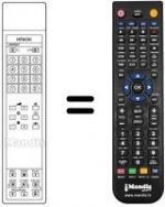 Replacement remote control A 518611