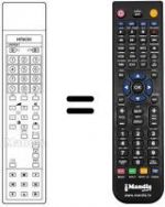 Replacement remote control A 518615