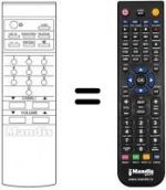 Replacement remote control A76M028030