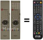 Replacement remote control Samsung WS 32A108P