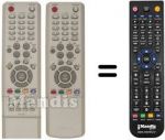 Replacement remote control Samsung WS 28Z6