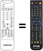 Replacement remote control 10083 T