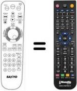 Replacement remote control B08306