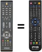 Replacement remote control B8080124-1