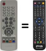 Replacement remote control Samsung SYNCMASTER 941 MP