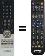 Replacement remote control Samsung LW 17M25CP