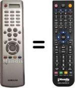 Replacement remote control Samsung WS 32M206V