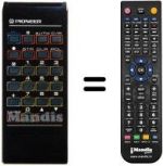 Replacement remote control Pioneer DECODER BR-82 B (CABLE TV)