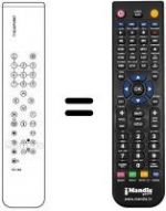 Replacement remote control Blaupunkt PM 40-43 VT