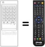 Replacement remote control Samsung TVC 20 PROG