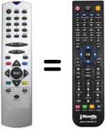 Replacement remote control Crown CDST 935