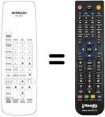 Replacement remote control CLK 214 C