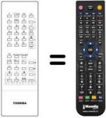 Replacement remote control CT-9296