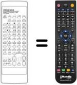 Replacement remote control CU-SD 025