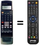 Replacement remote control CU-VR 014