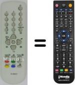 Replacement remote control R-48A01