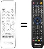 Replacement remote control Bluesky BS 2870 A